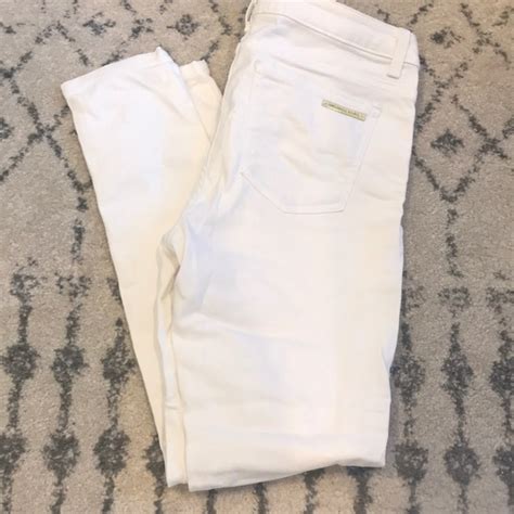 michael kors rn 11818 ca 45885 pants|Michael Kors White Stretch Pants RN 111818 CA 45885 Used.